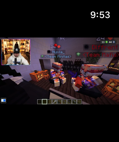 Twitch stream player screen in Lurk for Apple Watch